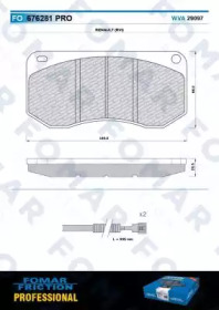 FOMAR FRICTION FO 676281